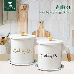 TAMA LIVING Aiko Wadah Penyaring Minyak Goreng Korea Estetik Wadah Minyak Saringan Minyak