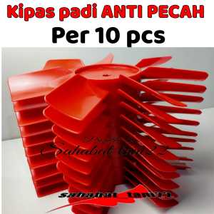 Kipas Perontok Padi MERAH Kipas Grandong Perontok Padi Kipas Radiator Mobil ANTI PECAH (10pcs)