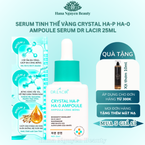 Serum tinh thể vàng 24k Dr Lacir crystal serum giúp cấp ẩm chống lão hoá giảm thâm nám