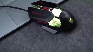 APAYADO T4 Gaming Mouse    12800DPI 1000Hz    6-Button RGB Hardware Macros    Wired USB    Ergonomic Grip    7000FPS Frame Rate