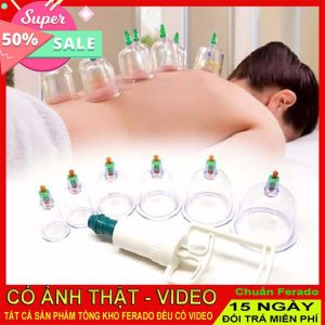 Bộ giác hơi thư gian cơ thể 12 món bộ thư gian giác hơi giảm stress - chất lượng cao
