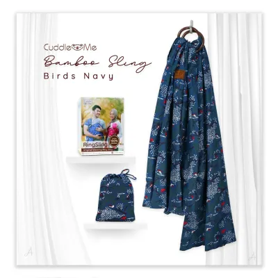 [FREE GIFT] Ringsling Cuddle Me Gendongan Ring Sling Bamboo CuddleMe
