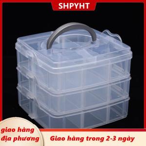 [COD] SHPYHT Giao hàng địa phương Hộp đựng đồ trang sức trong suốt hộp hoàn thiện dung tích lớn Hộp đựng bông tai hình vòng cổ Hộp đựng đồ trang sức hộp trang trí