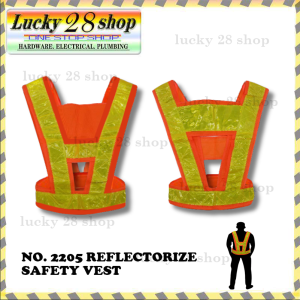 NO:2205 REFLECTORIZE SAFETY VEST ORANGE