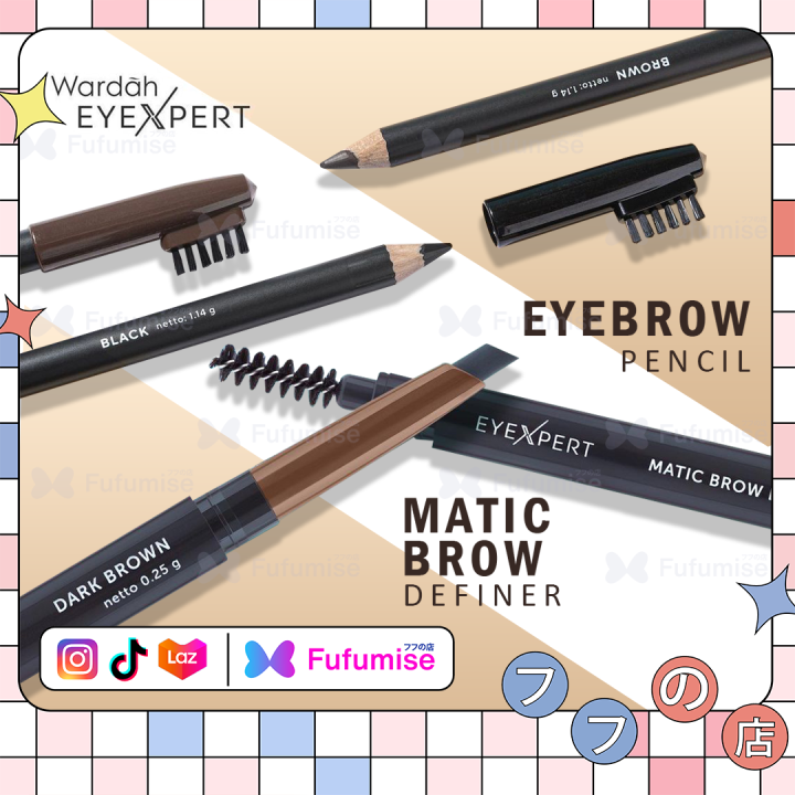 Wardah Eyexpert Matic Brow Definer Eye Brow Eyebrow Pencil Pensil