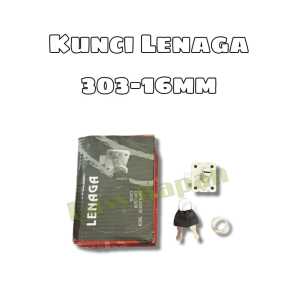 4pcs Kunci Laci Lemari 303 16mm