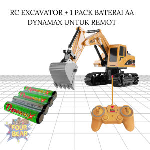 Mainan Remote Control Excavator 6Channel Kontruksi Penggali Skala 1:24 Toys Hobby Anak Laki Laki