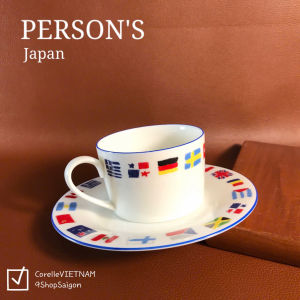 Hàng Hiệu Japan New - Persons - 01 Set Trà Chiều Đa Quốc Kỳ