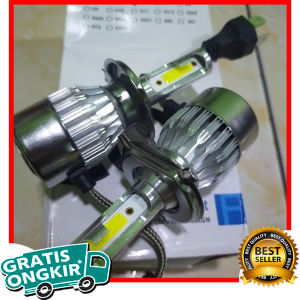 2pcs Lampu Utama LED H4 Mobil Avanza Bohlam LED untuk Lampu Kabut Mobil Xenia Super Terang Lampu Depan Mobil C6 12V 6000K 36Watt Warna Putih