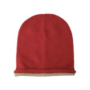 YUBAGUANB Double-sided Knitted Stacked Hat Elastic Streetwear Brimless Beanie Cap Comfortable All-match Pullover Cap Autumn/Winter