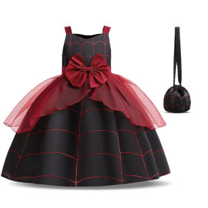 Mqatz Con Ma Phù Thủy cosplay cho trang phục bé gái New vestidos cho trẻ em gái lưới Váy dự tiệc lễ hội trang phục halloween 2-10yrs aws026