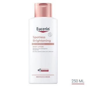 Eucerin Spotless Brightening Body Lotion 250ml – Reduces Dark Spots & Evens Skin Tone with Hyaluronic Acid & Licorice SPF7 Body Moisturizer