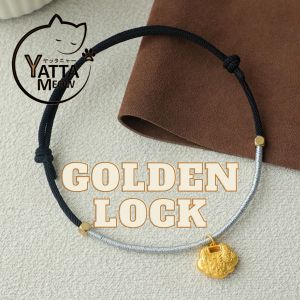 KNIT Kolar Kucing  Wishful Lock Collar 14-24CM 如意锁 宠物编织项圈