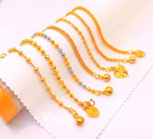 [VJ]Cop916 Bracelet "Kids" Persist 916" Bracelet L:13cm-14cm 999.9 Gold Plated {Rantai Tangan Budak}