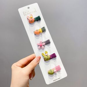 Korean Fashion Brown Baby Hair Clip Cute Children Hair Clip Hair Accessories