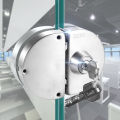 Double Open Glass Door Lock Stainless Steel Double Bolt Sliding Door Lock 10-12mm Office Glass Safety Door Lock with 3 Keys. 