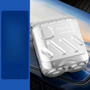 💥【Shaving Without Dead Angle】💥Small Steel Cannon Floating Razor Close Shaving Efficient Cleaning Razor Powerful Power Comfortable and Portable