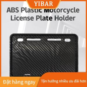 YIBAR Tấm giấy phép khung tấm giấy phép chủ sở hữu phổ xe máy chống gỉ cho phía trước phía sau