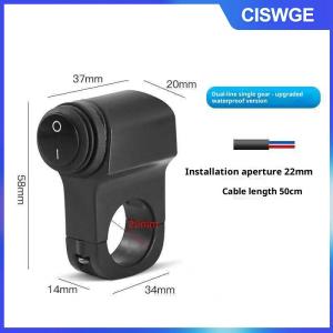 CISWGE Xe máy 7 8 inch tay lái chuyển đổi phổ đèn pha trên Off chuyển đổi cho xe đạp ATV Trọng lượng nhẹ và thiết kế mạnh mẽ