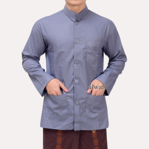 Koko Haibah Habaib Habib Saku Depan | Baju Koko Pria Dewasa Lengan Panjang Katun 0002