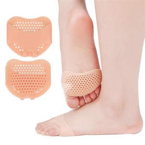 1Pair Honeycomb Forefoot Pad Tibial Pad Pain Relief Silicone Gel Encapsulation [PrettySet]