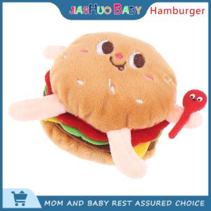 JiaShuo Baby Toy 1Pc Food Plush Keychain Hamburger Hot Dog French Fries Stuffed Doll Pendant Toy
