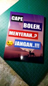 hiasan dinding motivasi - poster motivasi - wall decor - quotes motivasi