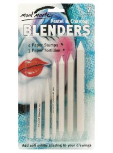 Mont Marte Pastel & Charcoal Blenders 7pcs
