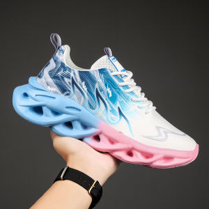 Women Shoes Mesh Breathable Outdoor Sports Running Lightweight Comfortable Flats Soft Tennis Shoe Lace-up Sneakers Ladies