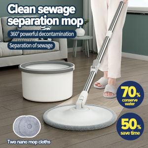 Bestseller Spin Mop with Bucket with Squeezer 2 in1 Set Mop for Floor Cleaning Wet and Dry Self Wash Spin Mop Tornado Mop 360° Mop with Spinner On Sale Free Shipping Microfiber Mop with Free Replacement Mop Cloth