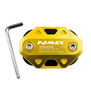 CuddleCove CNC Brake Fuel Oil Cap Master Cover for YAMAHA AEROX155 V1 V2 V3 Front Fluid Reservoir Cover
