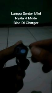 Lampu Senter Mini Zoom Super Terang Camping 3 Mode