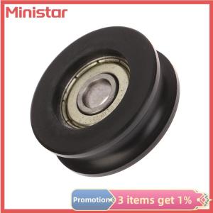 Ministar For Slide Door Window U Groove Roller Pulley 626 Bearing Steel Bearing Roller Injection-coated U-shaped Pulley Wheel