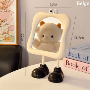 Creative Makeup Mirror Portable Desktop Stand Mirror High-definition Mirror Surface Holiday Gift For Friends And Family