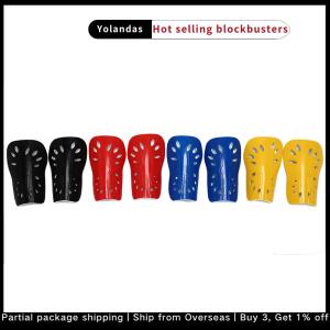 [Yolandas] 1 pair soccer shin pads cuish plate soft football shin guard pads leg protector