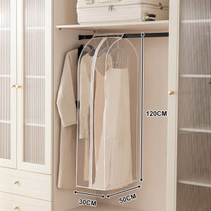 Bestseller Large Capacity Clothes Dust Cover Wardrobe Clothes Storage Organizer Hanging Garment Dress Transparent Clothes Dust Bag Clothes Storage Bag