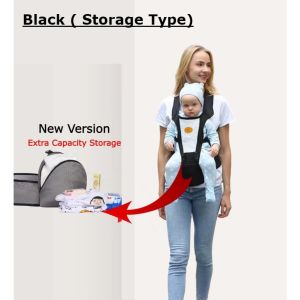 Ready Stock Baby Carrier Infant Comfortable Breathable Multifunctional Sling Backpack Hip Seat Carrier storage baby