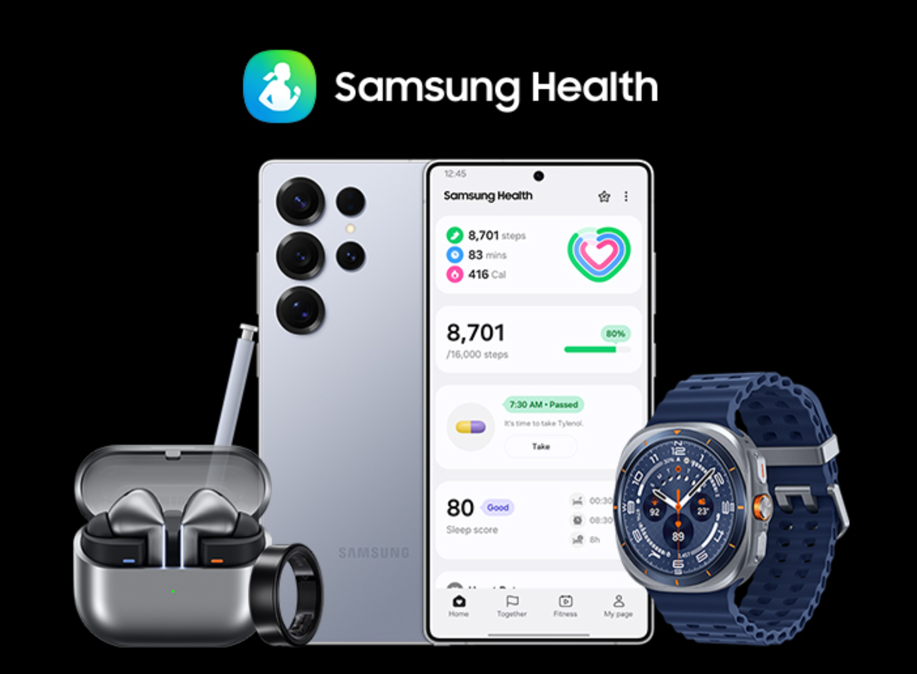 Samsung Galaxy Watch Ultra 2025 LTE Titanium นาฬิกา Smart Watch
