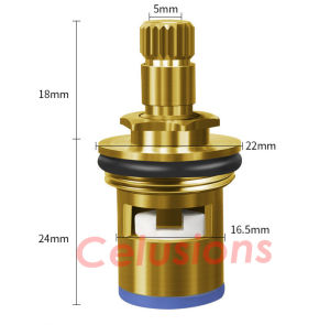【SG Seller】💧Faucet Valve Core Replacement💧 Copper Ceramic DIY Plumbing Water Leak Repair Parts For Bathroom Kitchen Tap