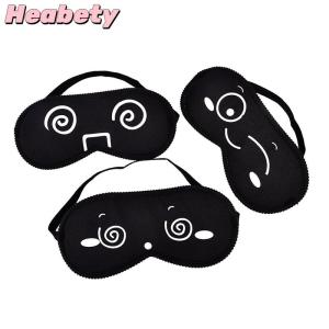 Heabety 1PC New Pure Silk Sleep Eye Mask Padded Shade Cover Travel Relax Aid Blindfold