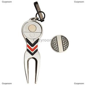 [COD] Cozyroom Golf Repair Tool Ball Magnetic Alloy Marker With Hook Standard Accesories
