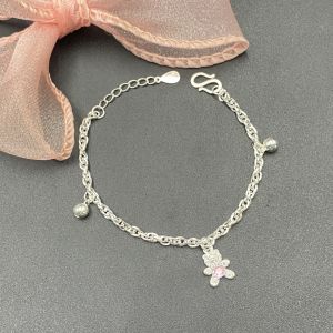 Lắc Tay Cho Bé Bạc Ta Nguyên Chất S99 Chính Hãng Bạc Hiểu Minh LTE563
