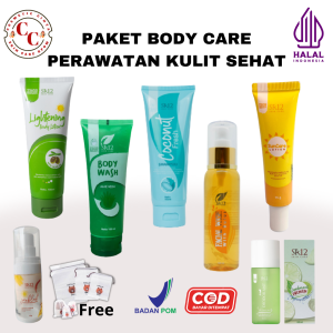 Paket Body Care Pemutih Badan Lengkap Murah Whitening Bpom Care Sr12 Skincare Pria dan Wanita OriPom