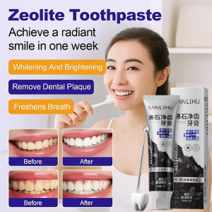 沸石防蛀去渍亮白牙膏 Boiling Stone Repair Fragrance Toothpaste Breath Freshening Toothpaste Daily Whitening Care Anti-Cavity Toothpaste Stain Removing Enamel Safe Gentle Polish