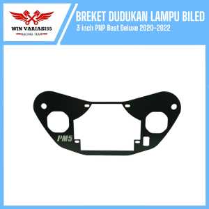 Breket Biled lampu projie biled 25 inch CHROME PNP Beat Deluxe 2020-2022