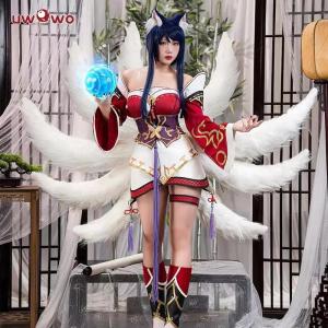 IN STOCK UWOWO Ahri Cosplay Game Ahri Champion Nine Tails Wildd Riftt Game Cosplay Costume Ahri Halloween Cosplay2026