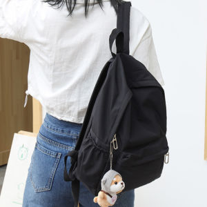 Women Schoolbag Waterproof Large Capacity School Backpack Smooth Zipper Solid Color Teens Girl Casual Daypack Рюкзак Школьный