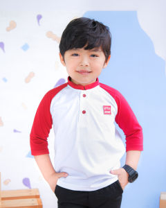 baju kaos raglan anak laki laki laki usia 3-7 tahun little dude