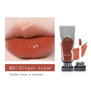 PINKYFOCUS Clear Mirror Lip Glaze Glass LipGloss Mirror Lipgloss Glossy Lip Plumper-CH