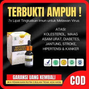 PREMIUM PROPOLIS HERBAL OBAT ASAM URAT KOLESTEROL LAMBUNG MAAG MAGH GERD STROKE DIABETES NYERI SENDI REUMAT DARAH TINGGI REMATIK
